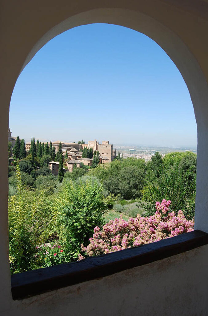 Jardines desde el Generalife